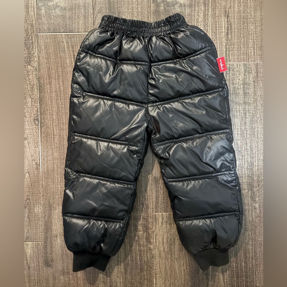 One kid Black Snow Pants - Packable